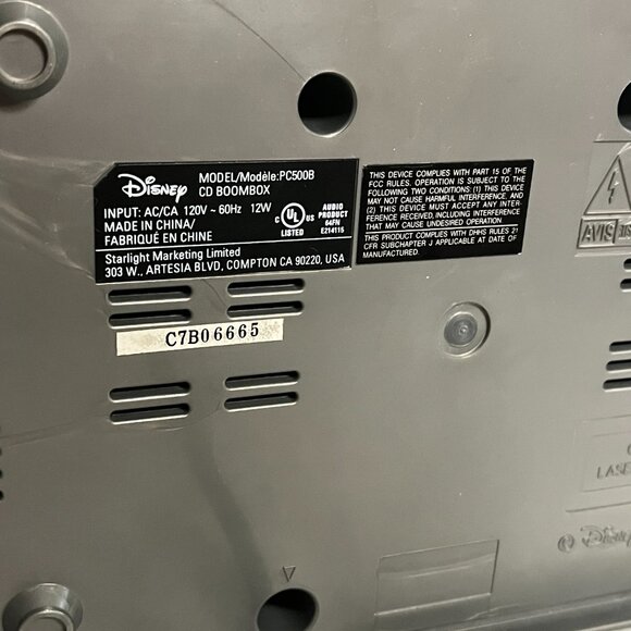 Disney Pirates of the Caribbean CD Player Treasure Chest TESTED WORKING - Picture 9 of 9